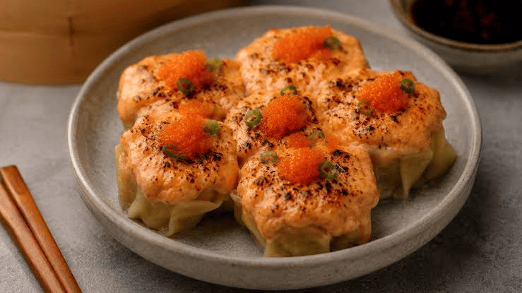 Dimsum Mentai: Camilan Gurih dengan Saus Creamy