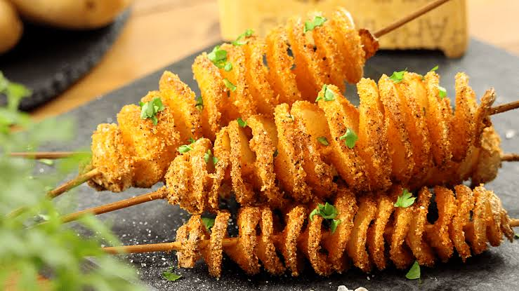 Potato Tornado, Jajanan Kentang Spiral yang Renyah
