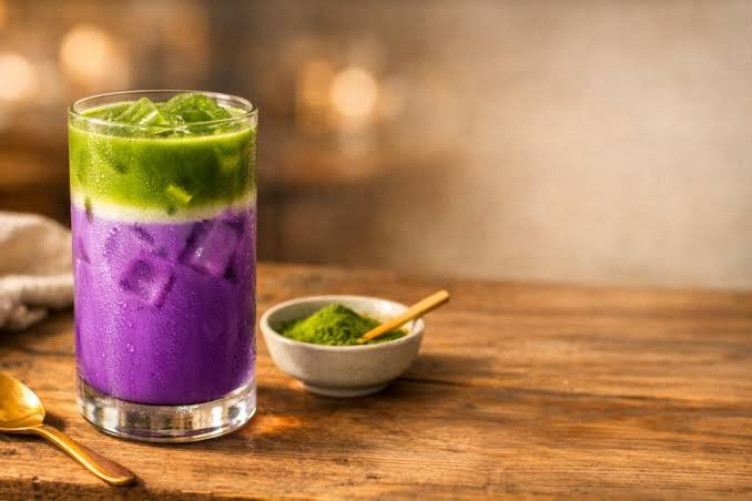 Ube Matcha Latte Minuman Kekinian dengan Rasa Unik